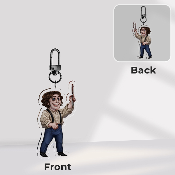 1979 Sweeney Todd Clear Acrylic Keychains