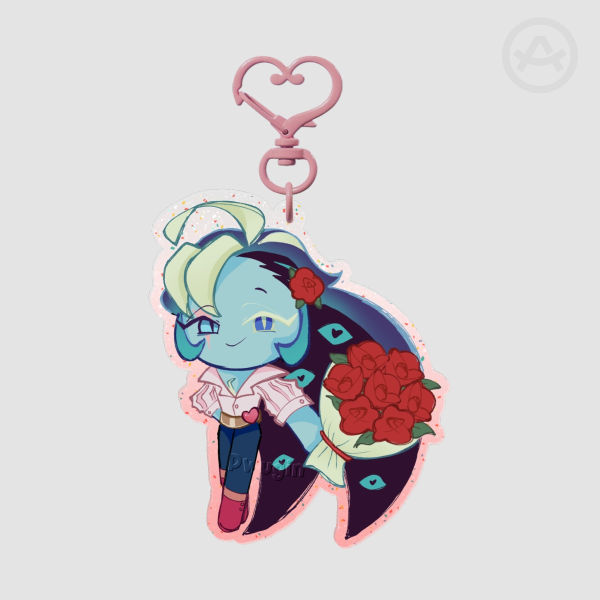 CRK Shadow Milk Cookie Valentines Keychain