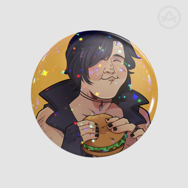 Burger Time! Button