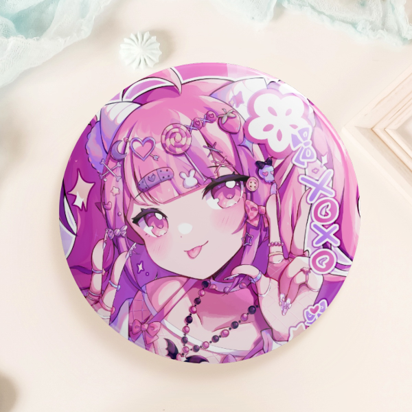 Iron Mouse Badge (Decora)