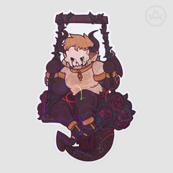 Incubus Ghost Swing Die Cut Sticker