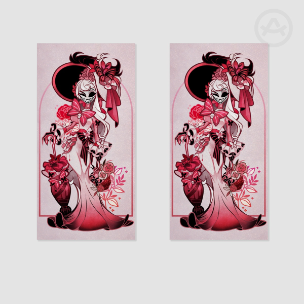 Hazbin Hotel White Dress Rosie Pearl Paper Photocards