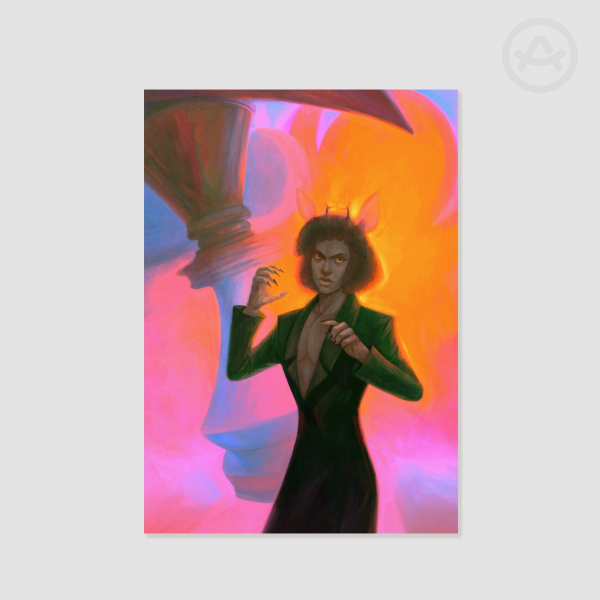 King's Pawn Game Print
