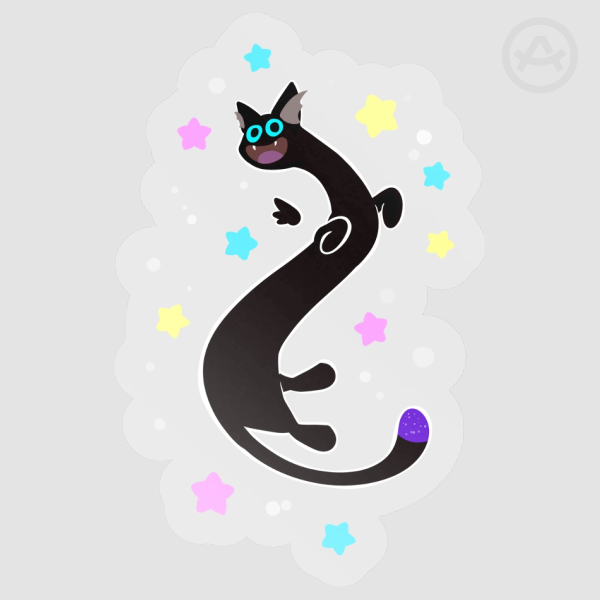 Penumbra Clear PET Vinyl Die Cut Sticker