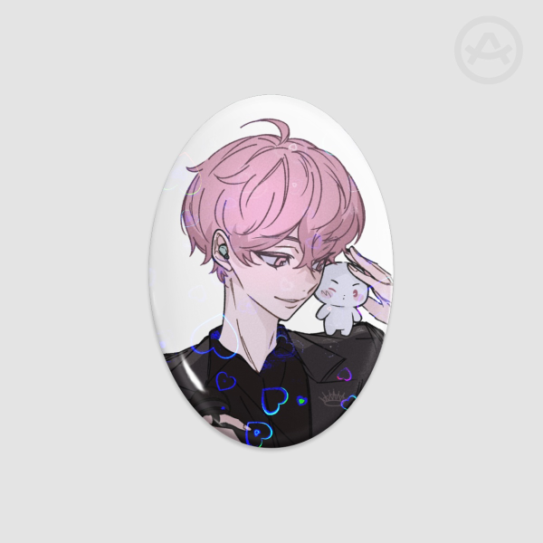 BAMBY & MMMM | Plave Oval Pin