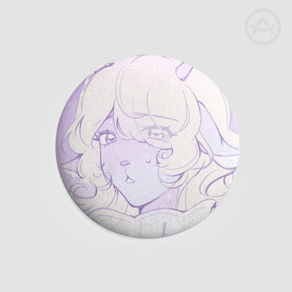 Deltarune Noelle Round Badge
