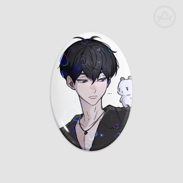 HAMIN & MMMM | Plave Oval Pin