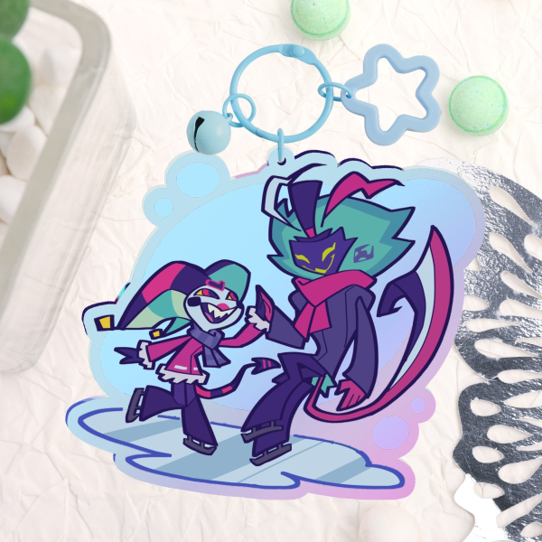 Skating Date Acrylic Keychain