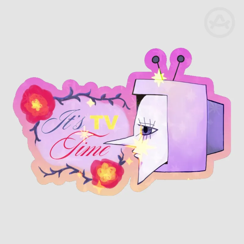 It's TV Time (sticker) by CEO of Bad Art - ACGGOODS