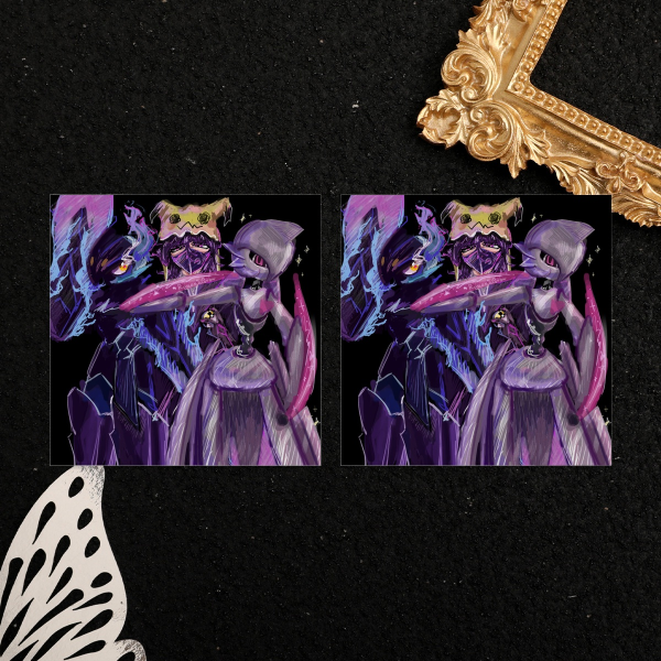 Ceruledge & Iron Valiant Print