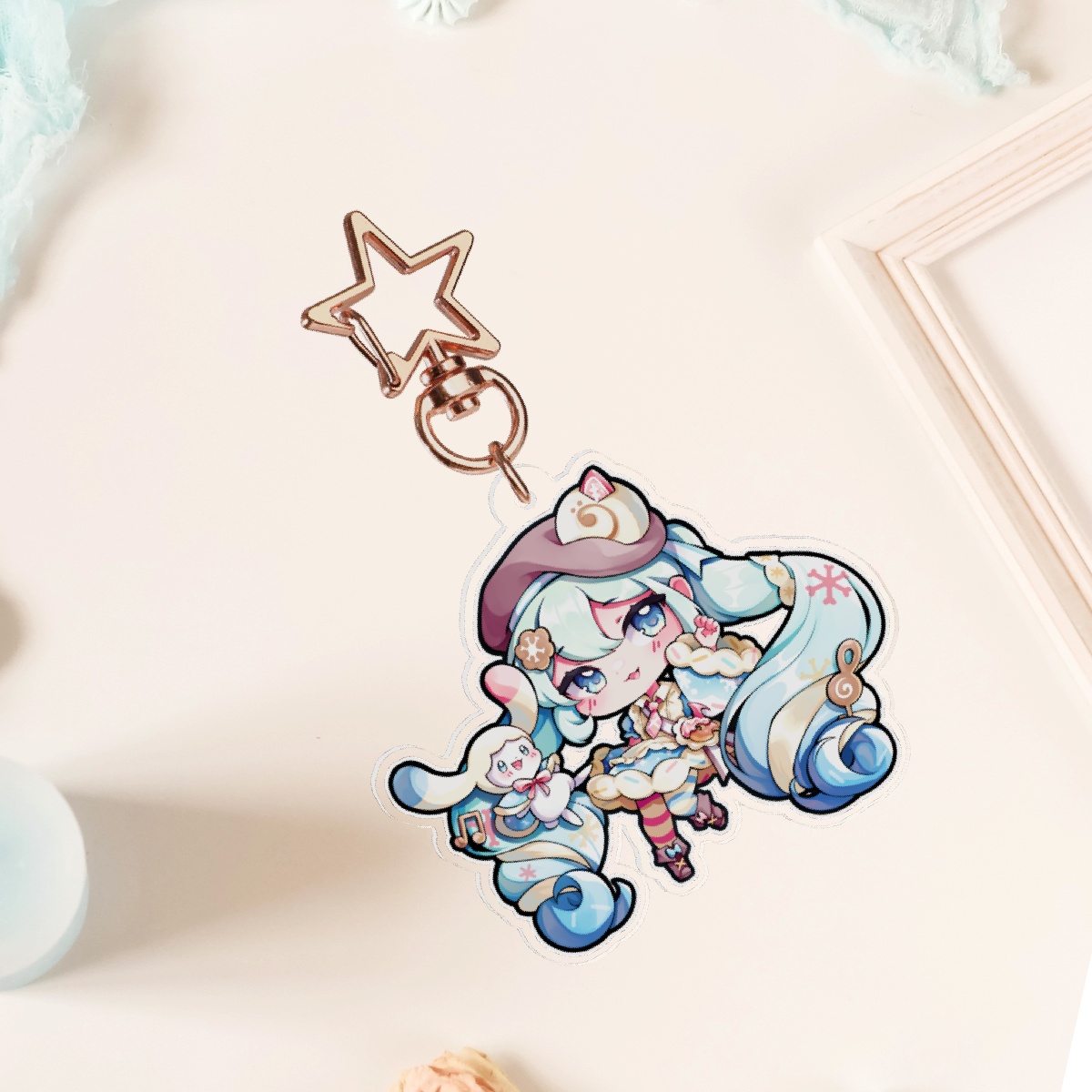Snow Miku 2026 Keychain