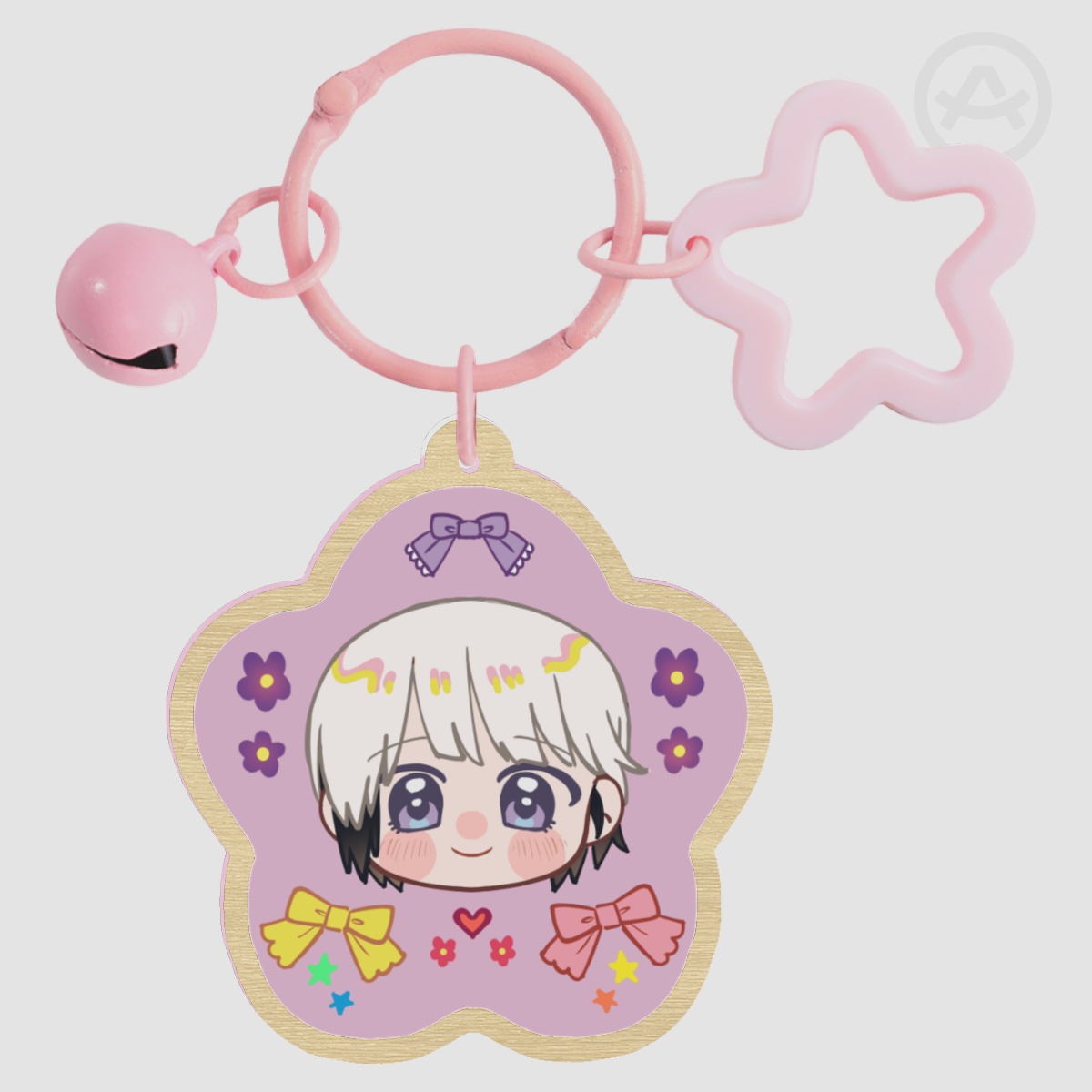 Chibi Kawasora Wooden keychain