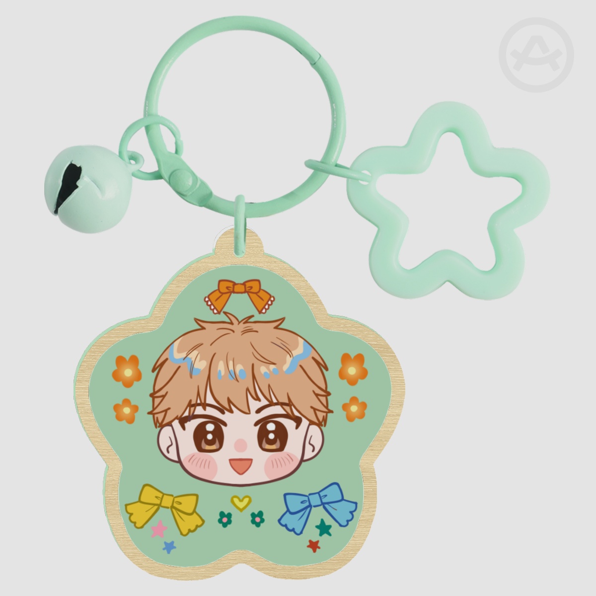 Chibi Tsuyo Wooden keychain