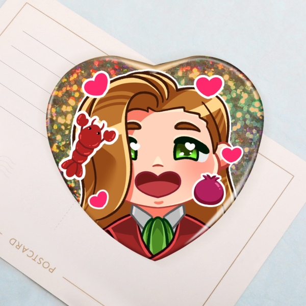 Elliott STARDEW VALLEY Heart Badge