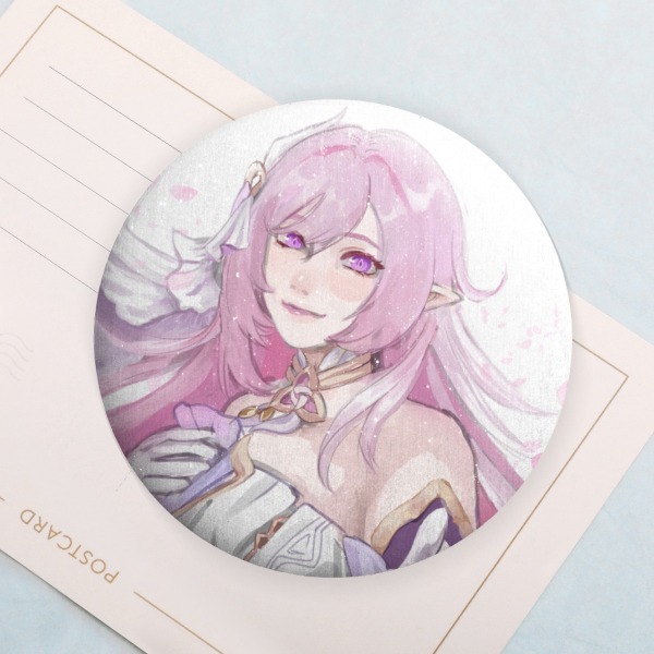 Elysia Button Pin