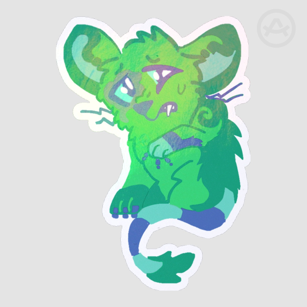 Tremble Die Cut Sticker