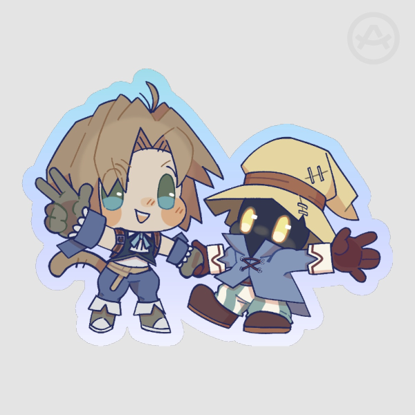 (FFIX) Zidane and Vivi Sticker