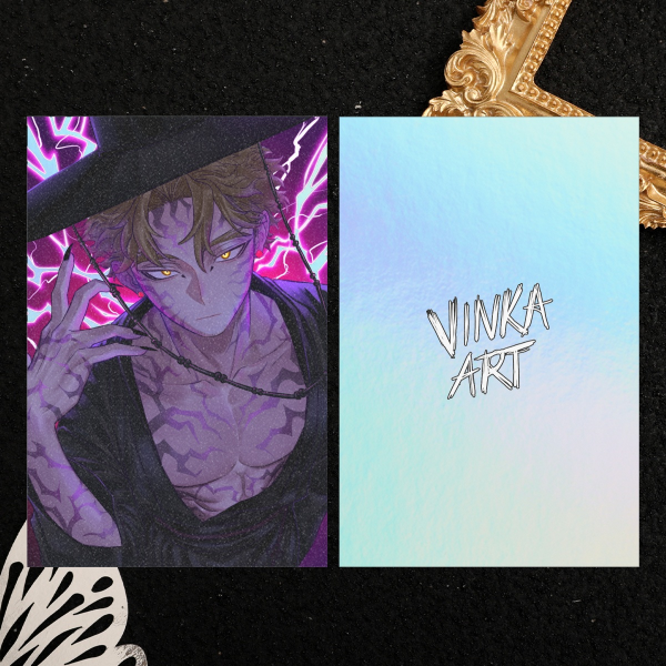 Holographic Print- Hawks Saja  10*15cm