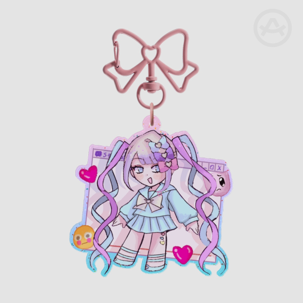 NSO- Kangel Glitter Acrylic Charm