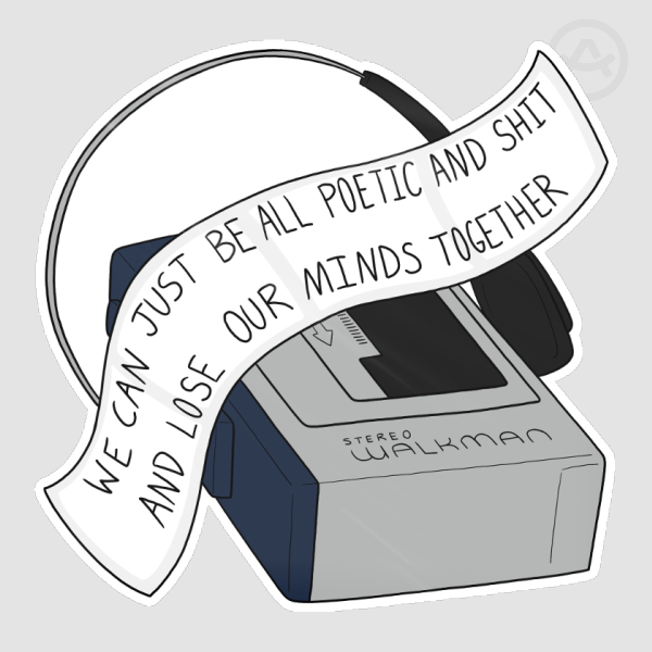 “Lose Our Minds Together” Die Cut Stickers