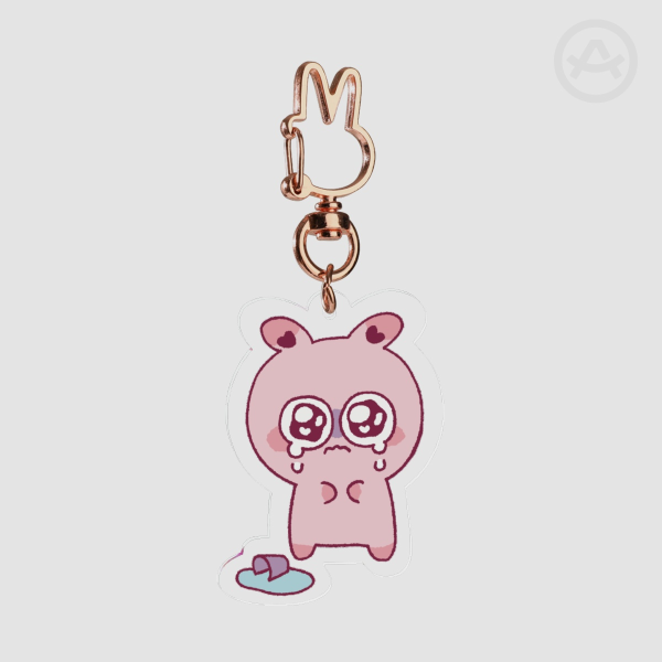 Minor Inconvenience Bunny Keychain