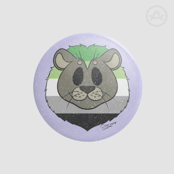 Aromantic Pride Lion