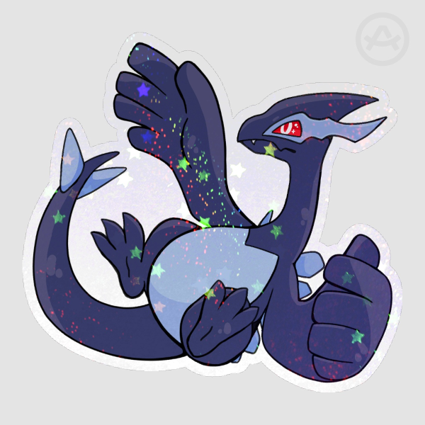 Shadow Lugia PKMNSDGOD Die Cut Stickers