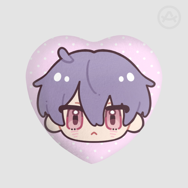 Shino Heart Plush Badge