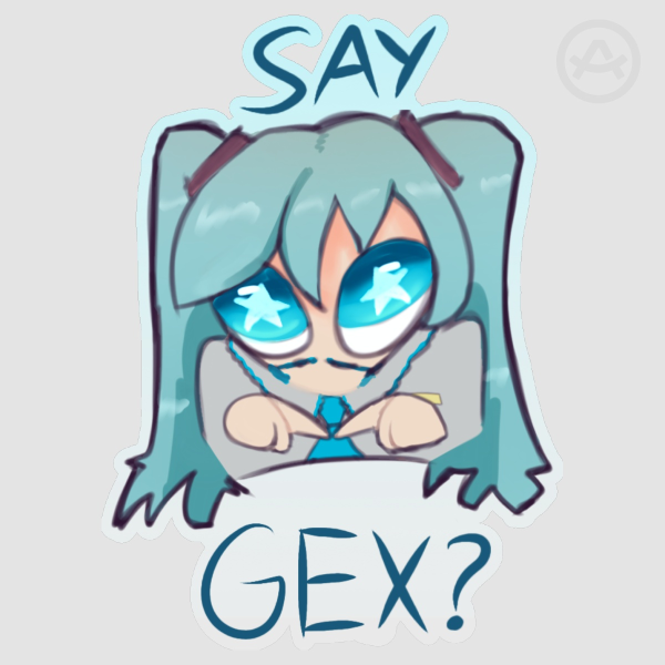 Hatsune Miku Bbno$ Sticker