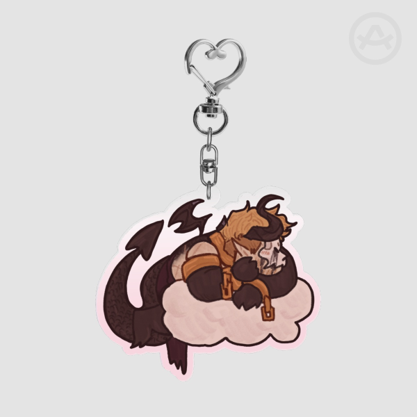 Incubus Ghost cloud clear Acrylic Keychain