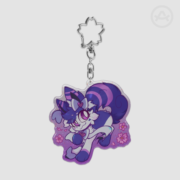 Apri Epoxy Glitter Keychain