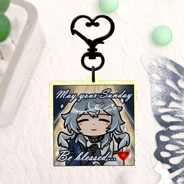 Sunday HONKAI STAR RAIL Glitter Keychain
