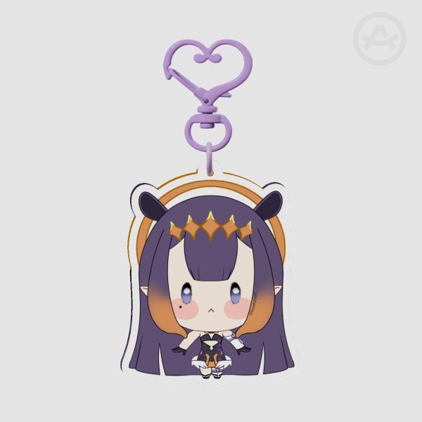 Ina'nis Ninomae Clear Acrylic Keychains