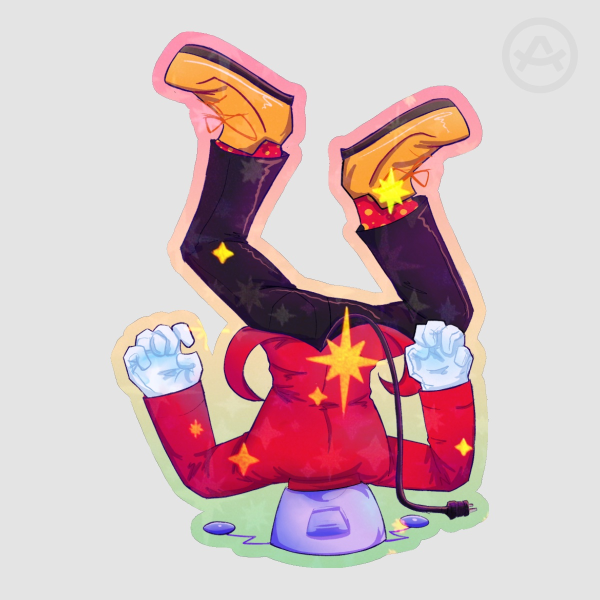 Tenna Tripped Die Cut Stickers