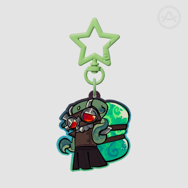 MARIANNA COLORED EDGE KEYCHAIN