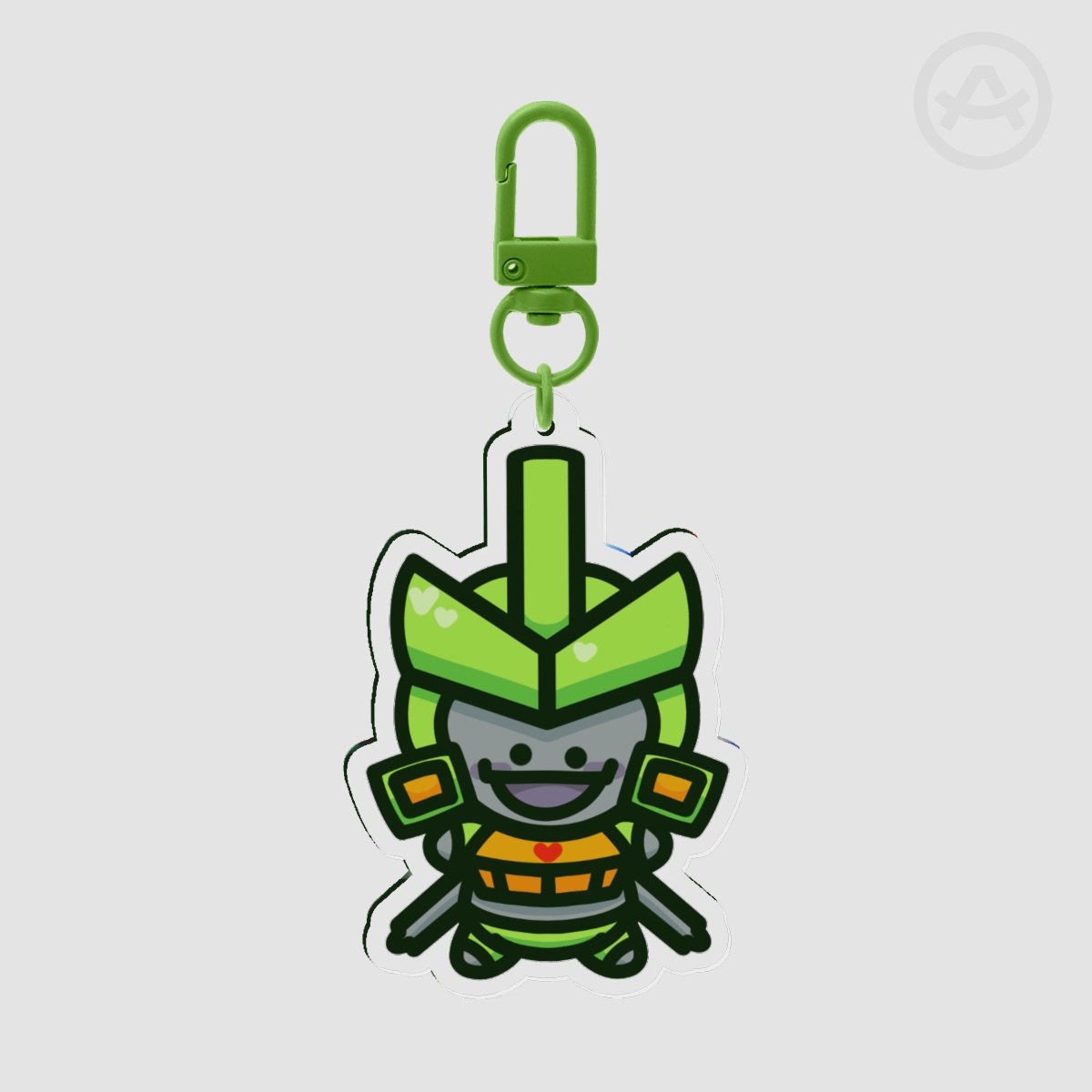 Springer Pebble Keychain