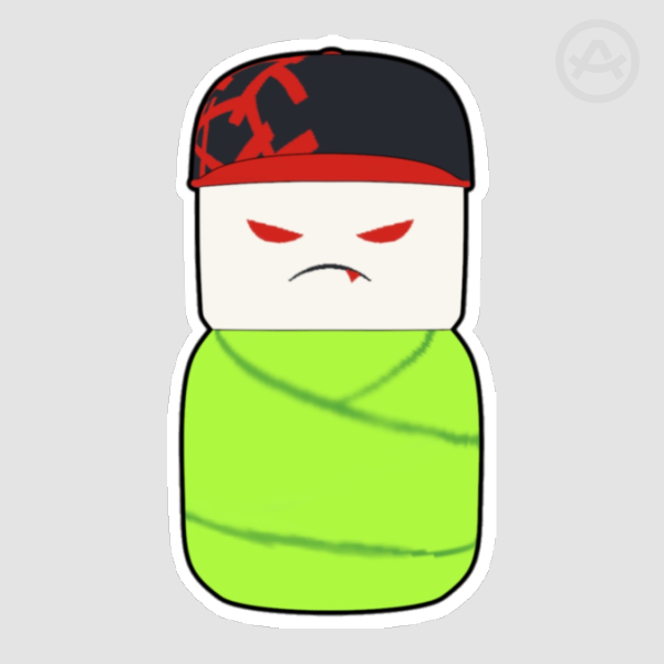 Baby pill Griefer sticker