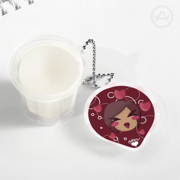Resident Evil Ada Wong Lychee Jelly Keychain