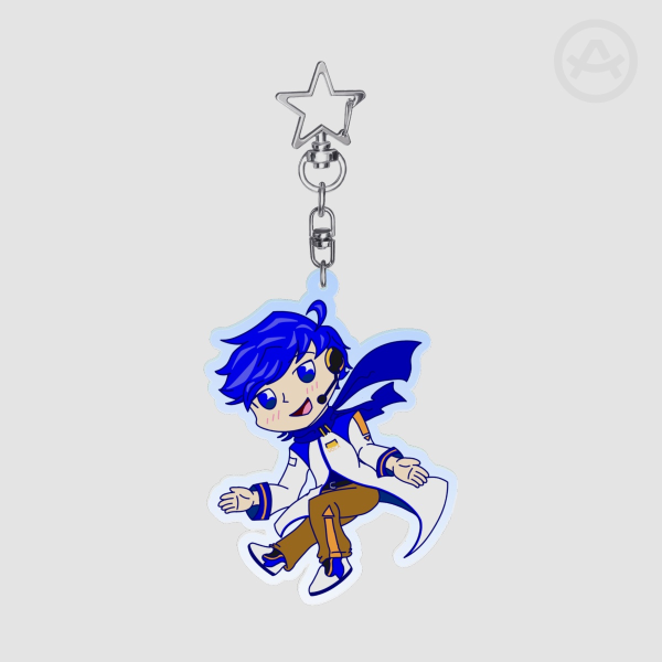 Vocaloid1 KAITO Keychain Charm