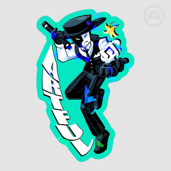 DIE OF DEATH | Artful Holo Sticker