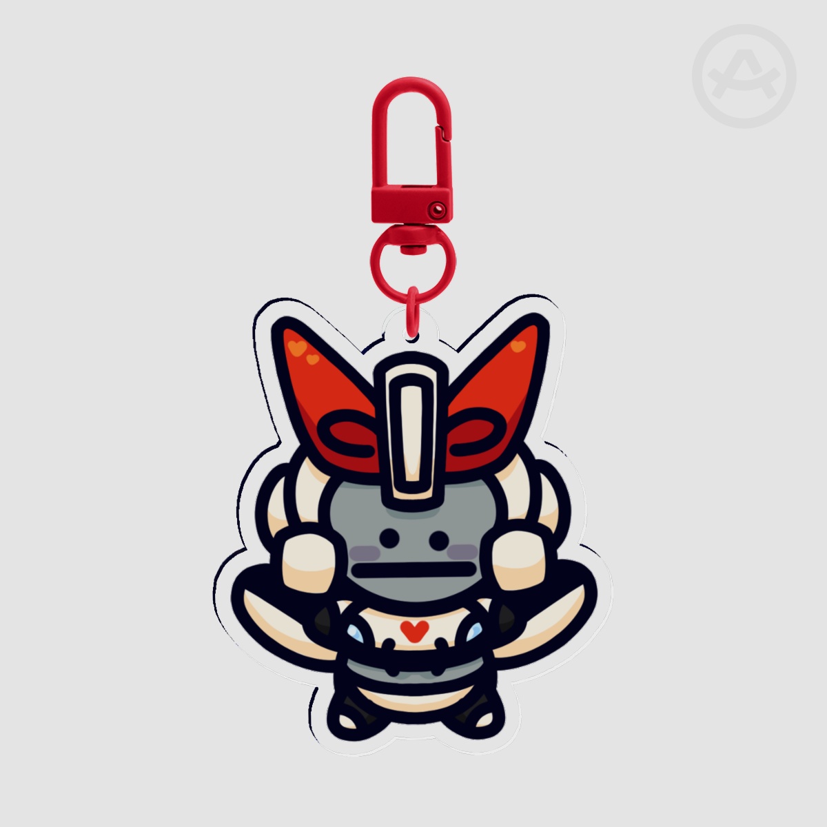 Prowl Pebble Keychain