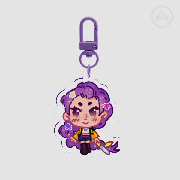 kpop demon hunters Rumi acrylic phone charm