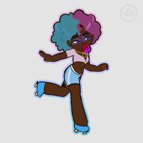 Prism - Roller Skating Into Spring Sticker