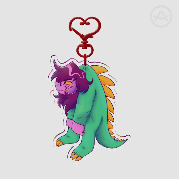Susiezilla Acrylic Keychain