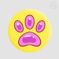 Silly's Paw Plush Badge