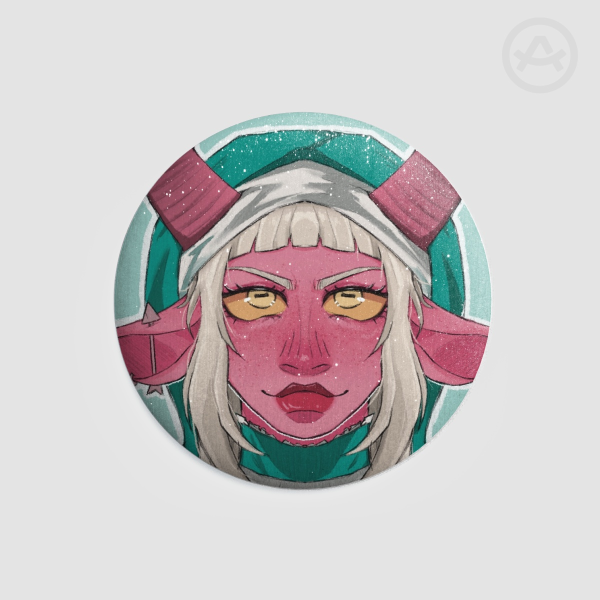 [ CRITICAL ROLE ] Tyranny Glitter Button