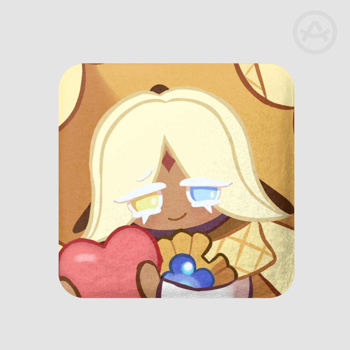 Pure Vanilla <3 Plush Badge