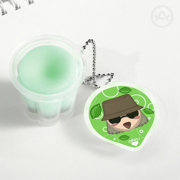 Resident Evil Karl Heisenberg Lime Jelly Keychain