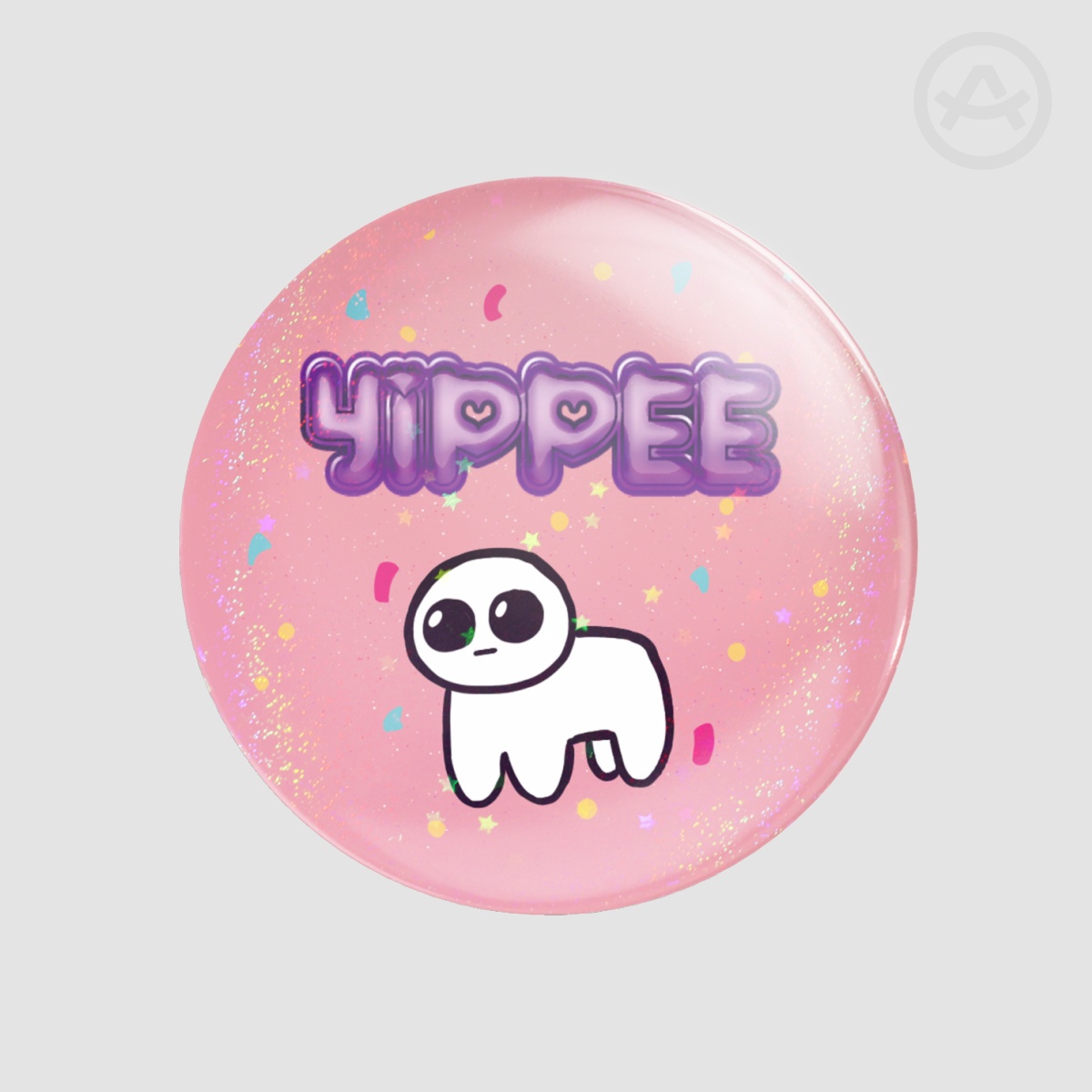 TBH YIPPEE - Round Badge