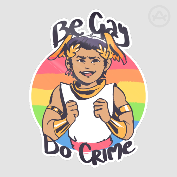 Be Gay Hermes sticker